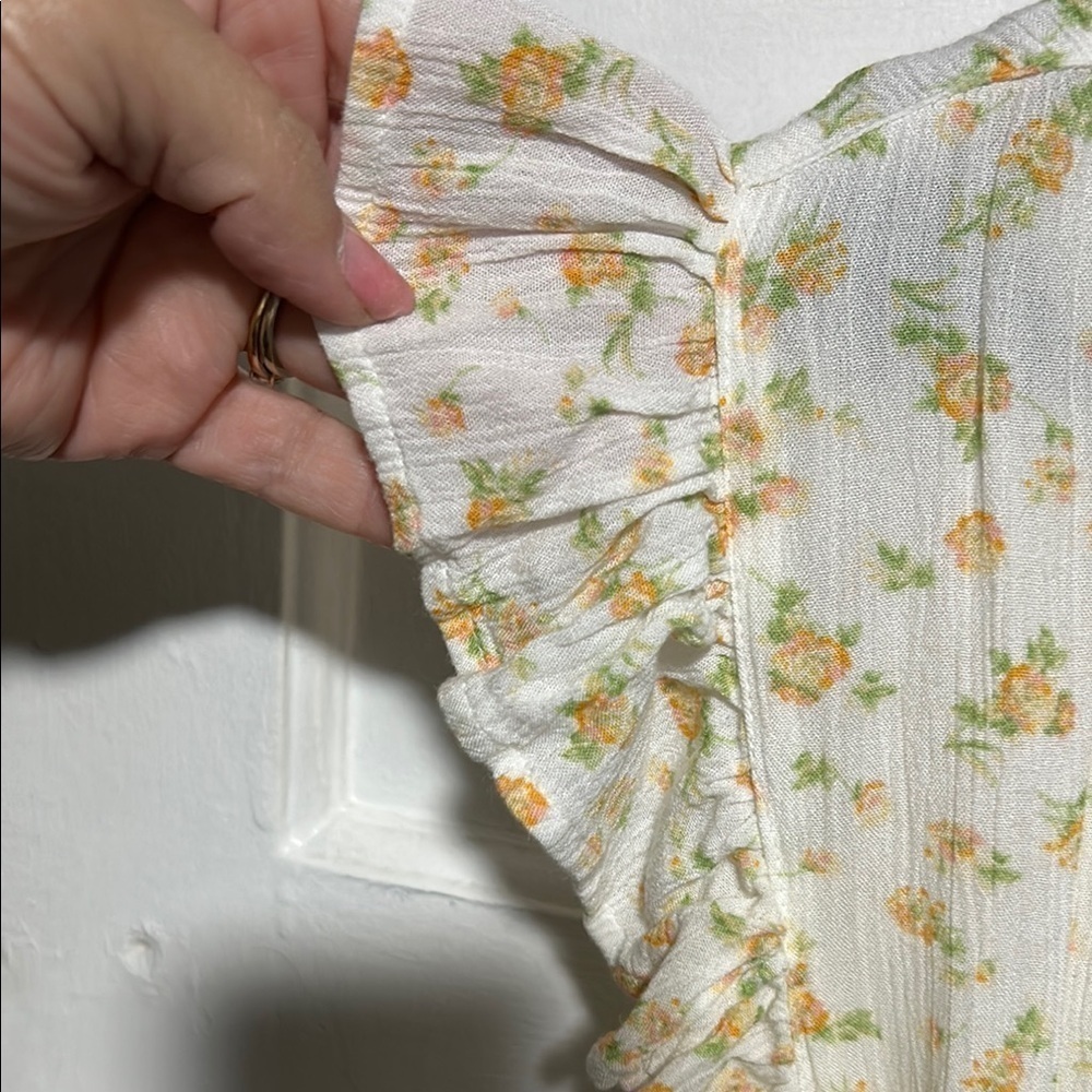 Billabong Floral Dress with Tie Waist - Picture 3 of 7